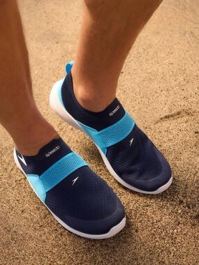 Speedo Adult Men's Pull On Water Shoes - Navy L